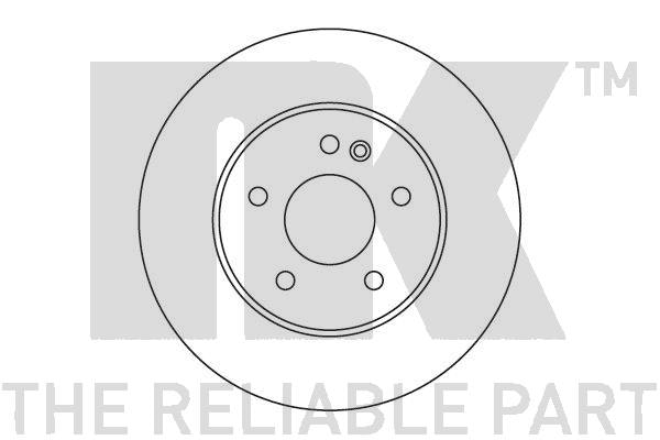 NF PARTS Тормозной диск 203347NF